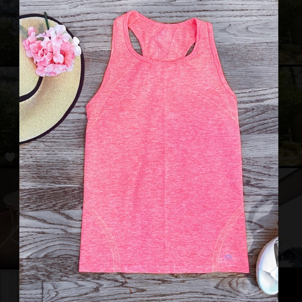 Pinky Coral Colored Workout Racerback
